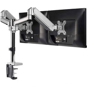 แขนยึดจอคอมพิวเตอร์แบบคู่ ทำจากอะลูมิเนียม - Product Image 1