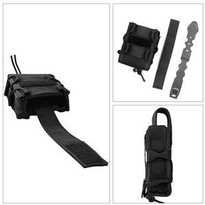 Porta manette tattico Molle marsupio aperto Top universale custodia ammanettatura grilli fondina marsupio cintura caccia accessori - Product Image 6