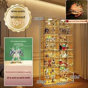 Chống bụi lưu trữ nhà kệ trưng bày tủ cho bức tượng nhỏ máy biến áp hộp mù Bộ sưu tập kệ trưng bày - Product Image 3