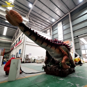 Modelo de Dinosaurio Animatrónico Personalizado de Tamaño Real en Fibra de Vidrio y Metal para Uso en Interiores/Exteriores en Parques de Dinosaurios, Centros Comerciales y Jardines - Product Image 3