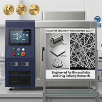 Machine d'électrofilage certifiée CE FCC, de précision 3 axes, avec chambre de qualité médicale et écran tactile PLC, pour la production de supports biologiques