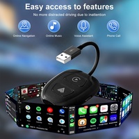 Adaptador Inalámbrico CarPlay USB-C, Dongle para Convertir CarPlay con Cable a Inalámbrico, Conexión Automática, Compatible con Android Auto para iOS iPhone
