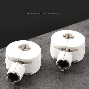 NEW Furniture Connector Cabinet Support with Bolt Holder <b>Bracket</b> Manufacture Shelf Pins 4 in 1 Cabinet Invisible Dowel - Product Image 2