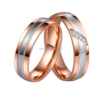 Bague en acier tungstène noir POYA 6MM avec incrustation de pierre naturelle pour homme, cadeau de festival, cadeau de fiançailles pour les amoureux