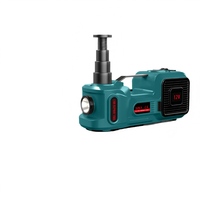 Gato hidráulico eléctrico portátil 3 en 1 con llave de impacto y bomba de aire, 180W DC12V, capacidad de carga de 5T para elevación de vehículos