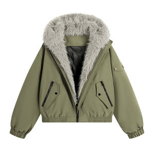 เสื้อโค้ทขนนุ่มแบบใหม่สำหรับฤดูหนาวปี 2025 น้ำหนักเบา อุ่นสบาย สไตล์เกาหลี ทันสมัย แมทช์ได้กับทุกชุด เสื้อแจ็คเก็ตสำหรับเด็กเล็ก - Product Image 4