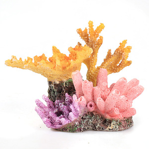 Decoración de Acuario, Simulación de Roca de <span class=keywords><strong>Coral</strong></span>, Plantas Acuáticas Artificiales, Adorno de Resina para Pecera - Product Image 2