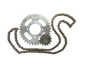 <span class=keywords><strong>Cadena</strong></span> y Piñón de Transmisión para Motocicleta <span class=keywords><strong>AX100</strong></span> de Alta Calidad - Product Image 6