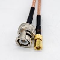 Connecteur SMC femelle droit vers câble coaxial mâle droit BNC avec câble RG316