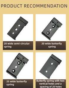 Hợp kim nhôm din35mm đường sắt khóa 20/25mm dài kẹp cho hệ thống đo lường số liệu - Product Image 4