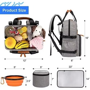 Free Sample Foldable <b>Cat</b> <b>Backpack</b> for <b>Cats</b> and Dogs Large Capacity Portable Pet <b>Backpack</b> Outdoor Travel Pet Bag - Product Image 2
