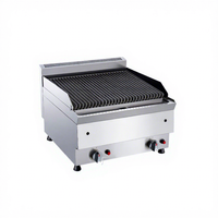 Barbecue au gaz en acier inoxydable de style américain certifié CSA pour cuisines commerciales et hôtels