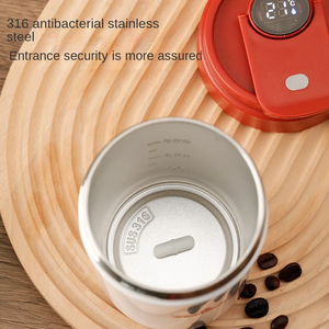 Tasse de mélange à affichage de température intelligent en acier inoxydable, tasse de mélange de café paresseux, agitation électrique magnétique entièrement automatique - Product Image 4