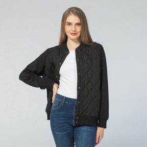 Blousons bombardier matelassés à fermeture éclair pour femmes, ODM OEM 2023 - Product Image 4
