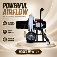 Extracteur d'air professionnel portable et commutable pour véhicules (mono ou double), 220V/380V 0.75/1.1kW, faible bruit, pour garage