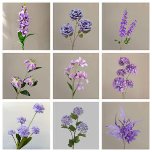 Fleurs de mariage artificielles violettes <span class=keywords><strong>en</strong></span> gros Phalaenopsis Lily Sky Star Hortensia Rose-Toutes les couleurs de rose pour votre journée spéciale - Product Image 5