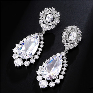 ต่างหูห้อยไข่มุกแฟชั่น EP210 rakol ต่างหูเพทายแบบห้อยต่างหูโฆษณาอินเดีย - Product Image 5