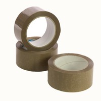 Bermerek Warna Coklat Cellotape BOPP Perekat Kemasan Kotak Pita Coklat