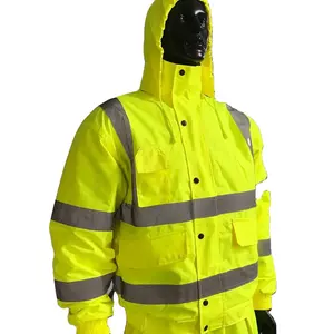 Chaqueta reflectante de alta visibilidad ANT5PPE, traje de lluvia, pantalones de lluvia con logotipo personalizado, Invierno