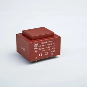 Certified EI38 Transformer with Encapsulation 230v to 12v Step Down Single Phase Transformer