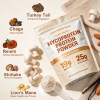 Poudre de protéines végétales à base de vanille, mycoprotéines, OEM ODM, complément nutritionnel en marque blanche