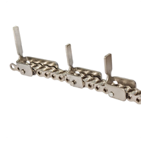 Poussoir d'alimentation pour convoyeur, fourche en acier inoxydable, bloc de poussée métallique, dent de poussée en aluminium moulé pour ensacheuse horizontale