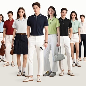 Camiseta Polo de 220g, Algodón Perla, Corte Holgado, Unisex, Ropa de Trabajo de Verano, Cómoda, con Etiqueta y Etiquetas Adicionales - Product Image 1