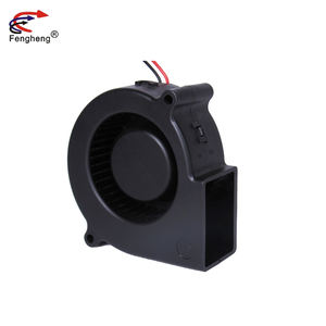 Ventilateur centrifuge turbo 7530 75x75x30mm 12v 24v PWM 2 broches pour machine publicitaire, fabriqué en Chine - Product Image 1