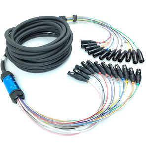 Câble <span class=keywords><strong>QAN</strong></span> 12 canaux Câble de signal multicœur coloré en PVC Amplificateur de mélangeur Câble serpent pour la transmission de signal multicanal - Product Image 3