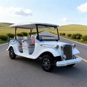 Carrito Turístico Eléctrico Zhenda, Diseño Clásico Abierto, 8 Plazas, Color Blanco, Acero Q235B, para Recorridos en Parques - Product Image 2