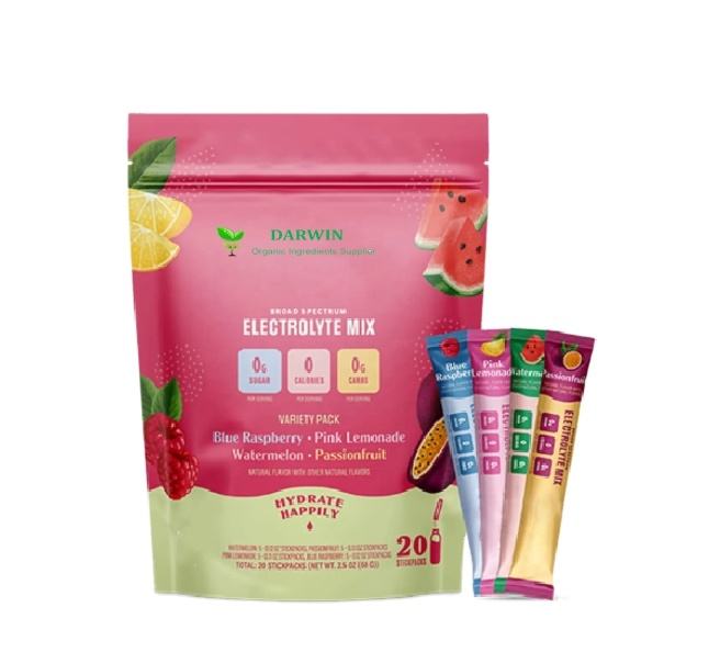 Electrolyte Drink Powder Amazon Hot 20 Pack Non-gmo And Vegan Hydration Electrolyte Packs With Private Label