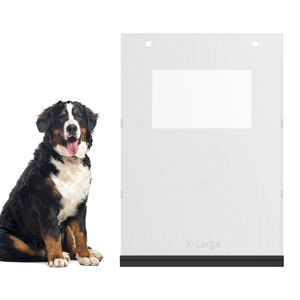 Pintu Anjing Pengganti Desain Modern Tahan Cuaca Pemasangan Mudah Bahan Plastik Non-Toksik Pintu Anjing Ukuran Besar untuk Rumah - Product Image 2