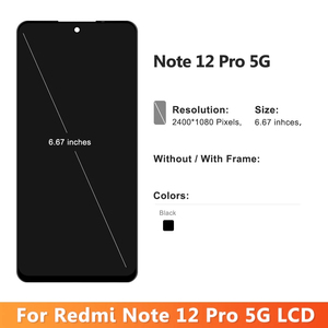 Pantallas LCD Originales para Teléfono Móvil Xiaomi <span class=keywords><strong>Redmi</strong></span> Note 12 Pro 5G, Note 12 Pro Plus, Poco X5 Pro, Repuestos de Pantalla LCD - Product Image 2