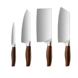 Cuchillo de Cocina Japonés de Acero Inoxidable, Cuchillo de Chef de Doble Uso para Picar, Cortar y Rebanar Carne - Product Image 1