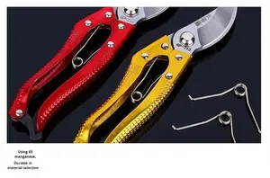 Ciseaux de taille professionnels en acier au carbone de qualité industrielle, cisailles de taille à lame droite, outil de jardinage <span class=keywords><strong>pour</strong></span> <span class=keywords><strong>gaucher</strong></span>, <span class=keywords><strong>sécateur</strong></span> <span class=keywords><strong>pour</strong></span> le jardinage - Product Image 5