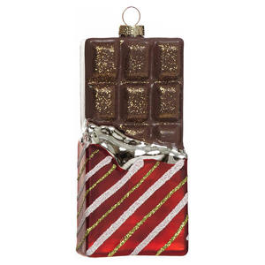 2026 LONGSTAR Chocolat Verre Ornements Décorations D'arbre <span class=keywords><strong>De</strong></span> Noël Dessert Décoratifs Tentures Restaurant Hôtel Décor - Product Image 5