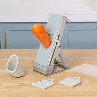 Keukenhulpjes 4-in-1 multifunctionele plastic milieuvriendelijke snijders & schaafmachines groentesnijder cutter hakselaar