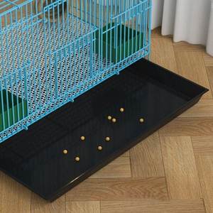 <span class=keywords><strong>Cage</strong></span> à oiseaux en fer durable motif solide personnalisable usine cheveux raides utilisation extérieure maison plateau en plastique boîte directe d'usine - Product Image 6