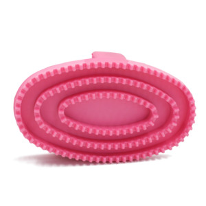 Tamaño de La Palma Goma Pet Hair Grooming <span class=keywords><strong>Curry</strong></span> Horse Comb Masaje Cepillo de ducha para perros y gatos - Product Image 2