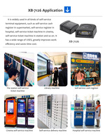 Lecteur de code-barres 2D à montage fixe XB-7126 Syble, prix d'usine en Chine, lecteur de code QR pour tablette
