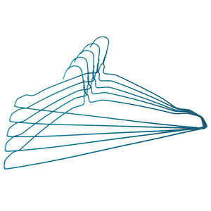 Cintres simples et antidérapants pour nettoyeurs à sec, adaptés aux adultes, à usage domestique et faciles à nettoyer. 20 pièces. - Product Image 5