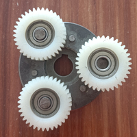 Engrenage en plastique sur mesure OEM, moulé par injection de précision en POM/Nylon selon dessin, pour transmission de vélo électrique, de bicyclette et d'imprimante
