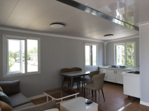 20ft 40ft mở rộng đúc sẵn container nhà prefab cabin với Gấp thiết kế cho căn hộ & carport sử dụng - Product Image 3