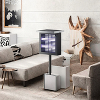 Piège à insectes électrique portable avec lumière LED, lampe anti-moustiques, étanche, piles incluses