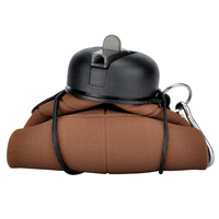 Rugby forme Silicone bouteille d'eau Camping en plein air randonnée tasse silicone pliable bouteille d'eau eau potable pliable tasse