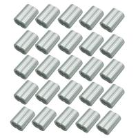 Manchon de sertissage en alliage ovale, plaqué zinc, pour câbles de compression, emballé en carton et en boîte