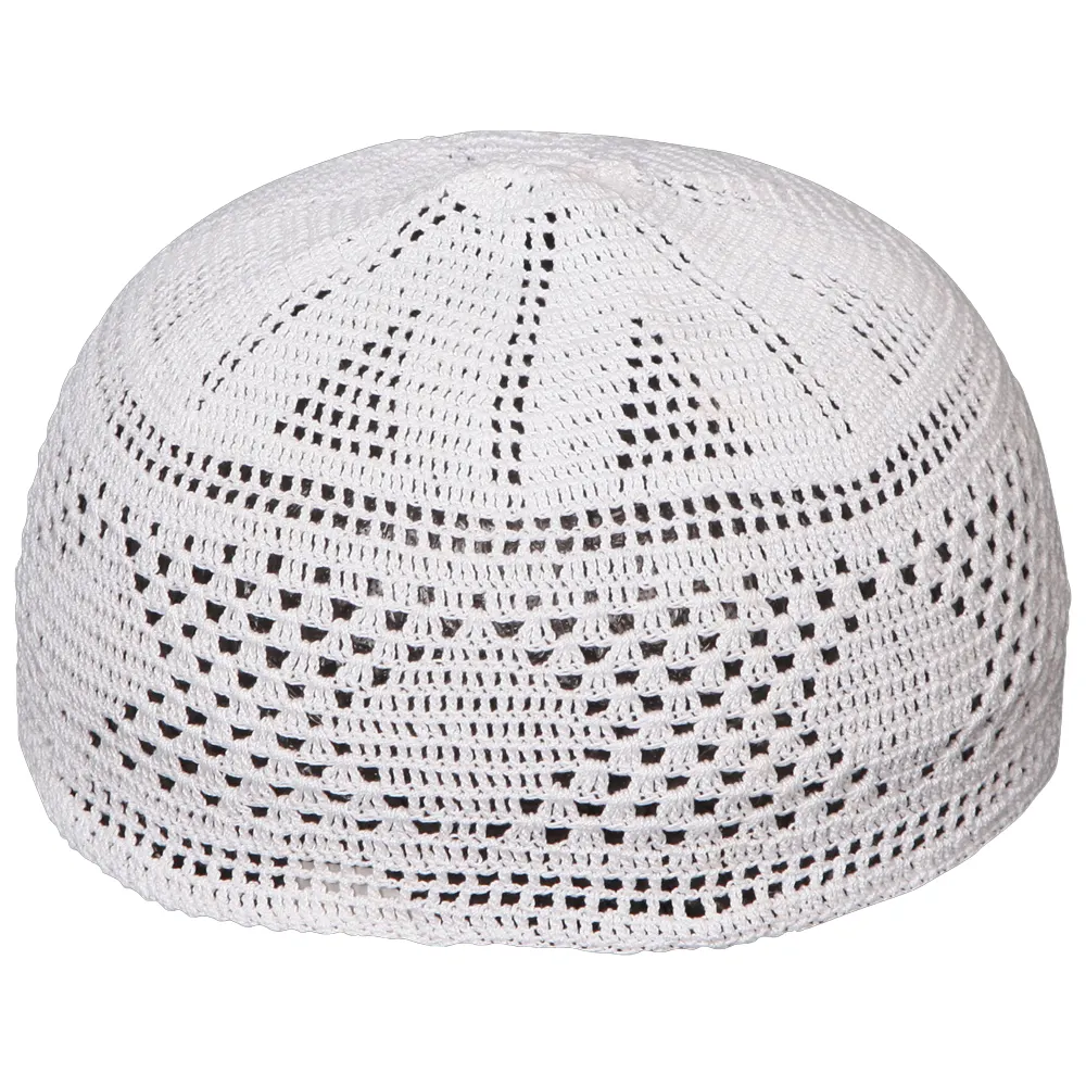 新しいデザインのソフトシェルスエード暖かいイスラム教徒の礼拝帽子イスラム教徒の刺Embroidered帽子