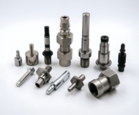 Pièces de machine en acier inoxydable usinées CNC, raccords de précision sur mesure, tolérance ±0,01 mm, faible MOQ 1 pièce