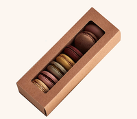 Solution d'emballage personnalisée pour macarons – Boîtes en carton pour 3, 6, 12, 24, 32 macarons – Emballage cadeau de Noël et pour pâtisseries
