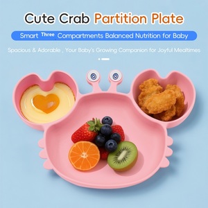 Ensemble de bavoirs pour bébé en silicone imperméable à motifs d'animaux amusants avec poche, 6 pièces, essentiels pour les repas - Product Image 4